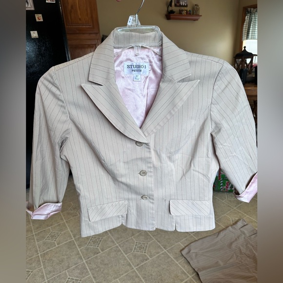 Studio 1 Petite Skirt Suit Set - Picture 2 of 4